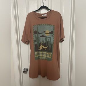 Free People Willie Nelson T-Shirt Dress